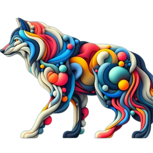 animal, creature, dragon, fantasy art, 3d render, concept art, watercolor, colorful transparent PNG cut-out