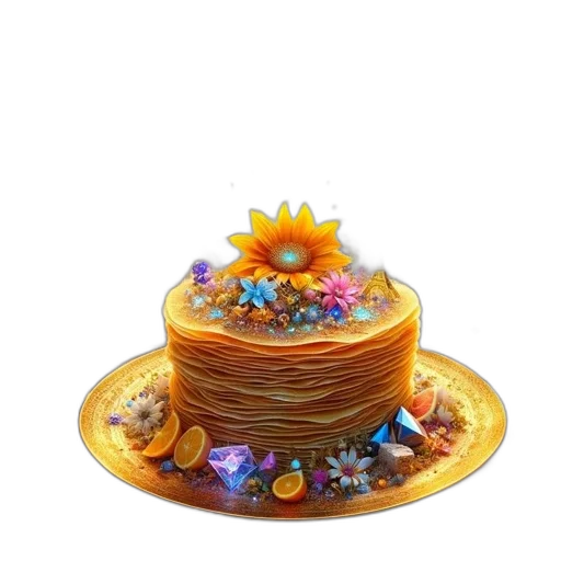 crown, jewelry, hat, food, 3d render, photorealistic, golden, imaginative transparent PNG cut-out