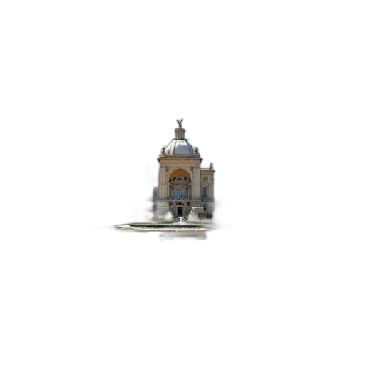 building, staff, crown, weapon, pixel art, concept art, 3d render, photorealistic transparent PNG cut-out