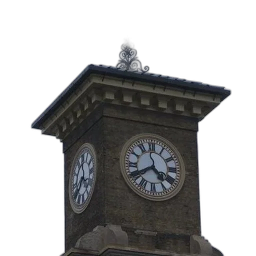 building, crown, staff, face, 3d render, photorealistic, clock, tower transparent PNG cut-out