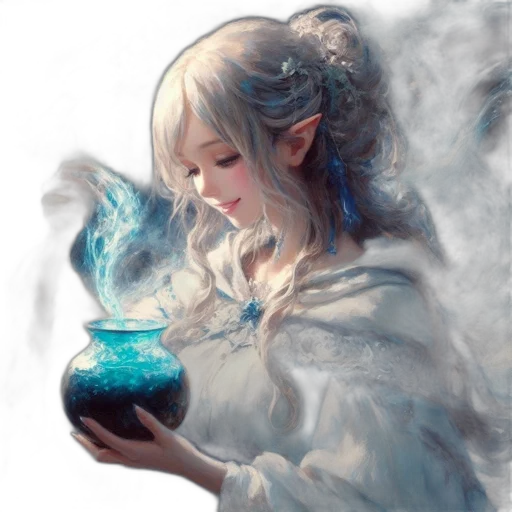dragon, mask, staff, bottle, fantasy art, oil painting, concept art, photorealistic transparent PNG cut-out