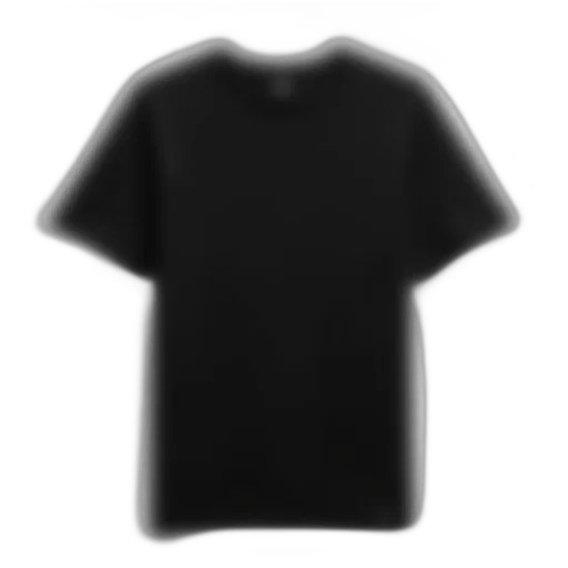 dress, 3d render, dark, monochrome, black, t-shirt, plain, design transparent PNG cut-out