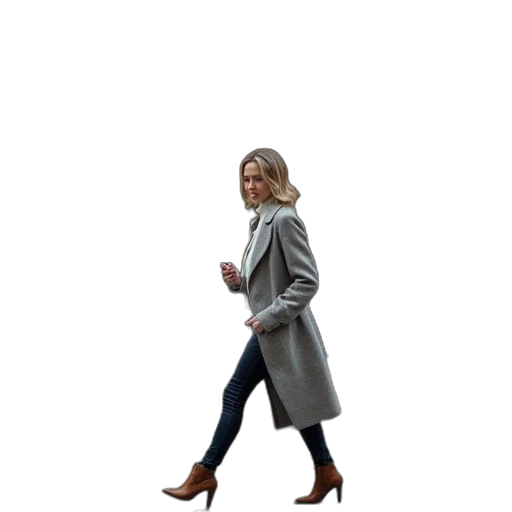 jacket, staff, dress, umbrella, concept art, 3d render, photorealistic, pixel art transparent PNG cut-out