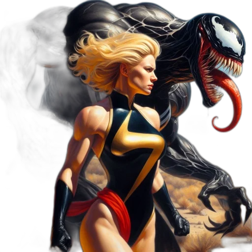 comic book art, concept art, fantasy art, pixel art, outer space, fierce, encounter, takes transparent PNG cut-out