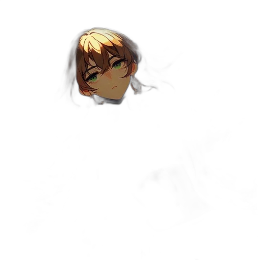 face, mask, creature, weapon, anime, pixel art, 3d render, photorealistic transparent PNG cut-out