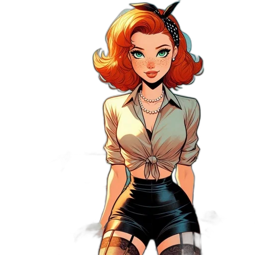 dress, staff, comic book art, cartoon transparent PNG cut-out