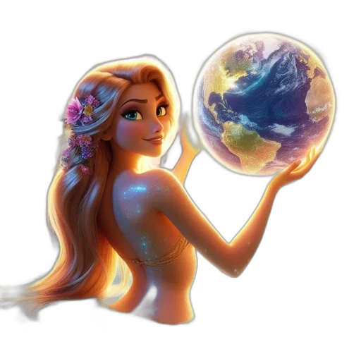 jewelry, concept art, fantasy art, cartoon, 3d render, underwater, outer space, fire transparent PNG cut-out