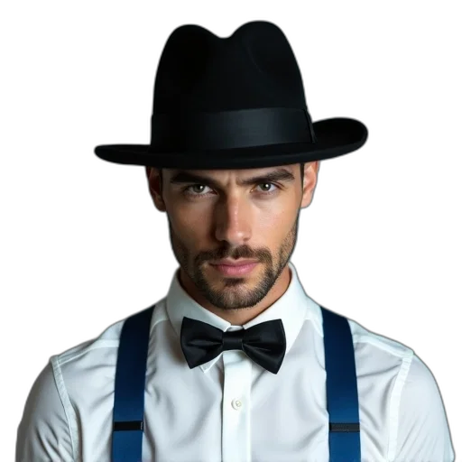hat, staff, face, photorealistic, concept art, cartoon, man, wearing transparent PNG cut-out