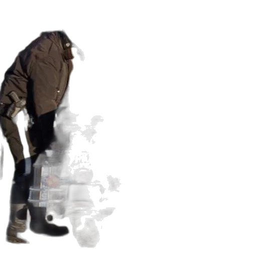 jacket, robot, creature, mask, concept art, 3d render, photorealistic, cyberpunk transparent PNG cut-out