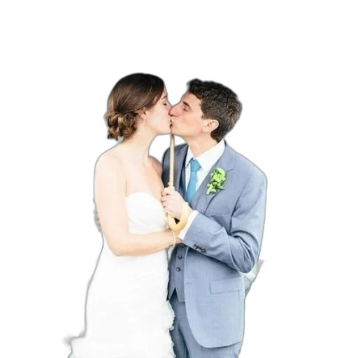 dress, umbrella, staff, hat, photorealistic, bride, white, groom transparent PNG cut-out