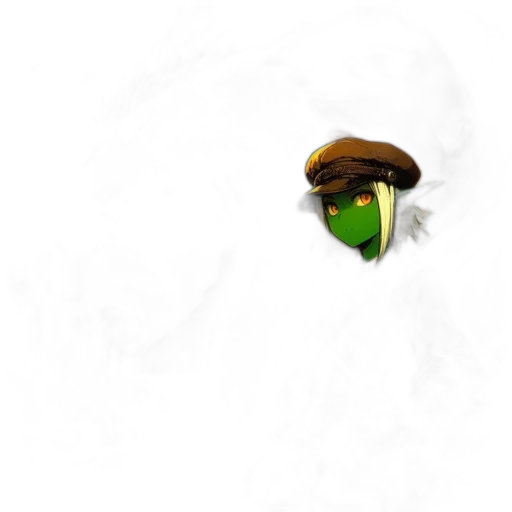 hat, mask, face, staff, concept art, pixel art, photorealistic, fantasy art transparent PNG cut-out