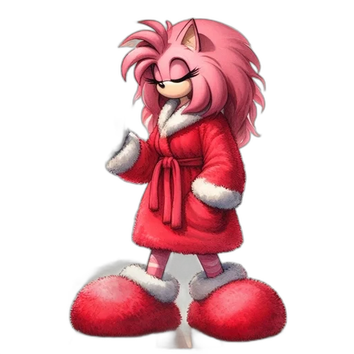 jacket, animal, creature, dress, concept art, pixel art, 3d render, vaporwave transparent PNG cut-out