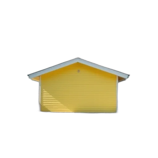 building, furniture, umbrella, 3d render, yellow, house, white, roof transparent PNG cut-out