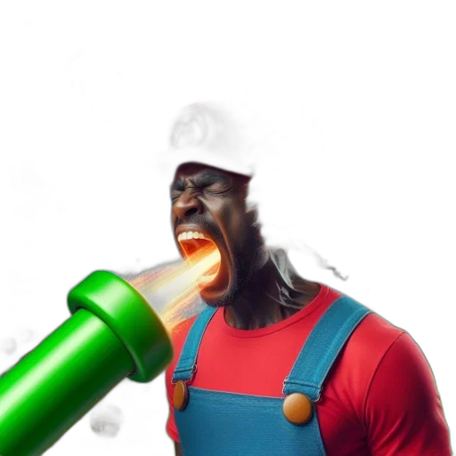 bottle, weapon, mask, staff, 3d render, concept art, pixel art, photorealistic transparent PNG cut-out