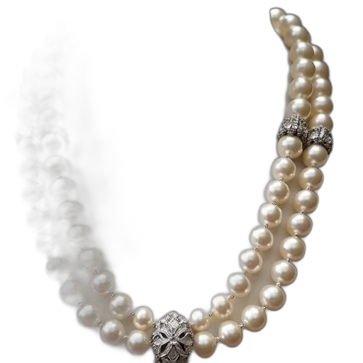 jewelry, crown, necklace, pearl, strands, sterling, diamond, clasp transparent PNG cut-out