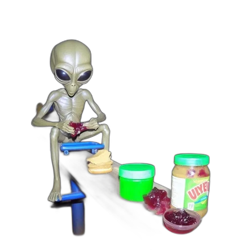 food, robot, staff, creature, 3d render, vaporwave, concept art, pixel art transparent PNG cut-out