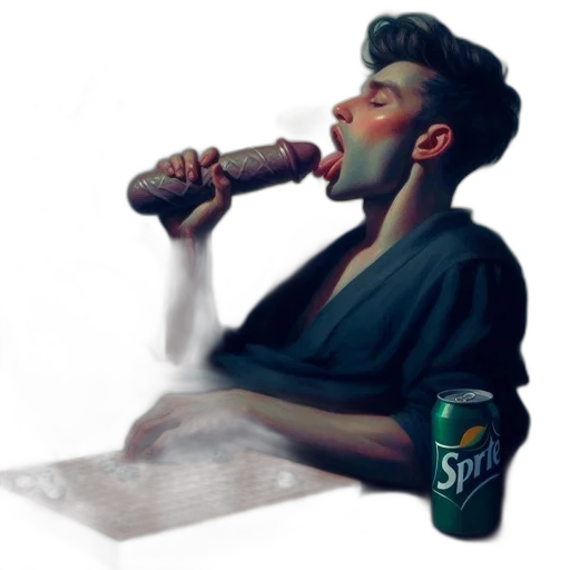 bottle, dragon, food, concept art, photorealistic, watercolor, fantasy art, neon lights transparent PNG cut-out