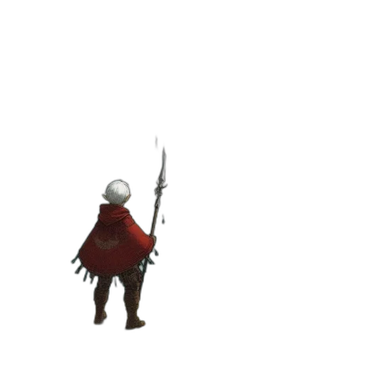 staff, sword, weapon, creature, concept art, pixel art, 3d render, fantasy art transparent PNG cut-out