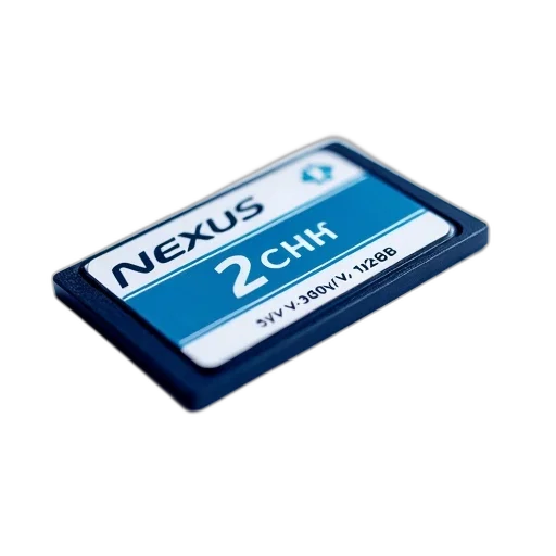 close-up, image, blue, white, memory, card, brand, name transparent PNG cut-out