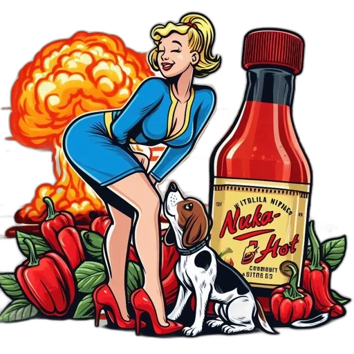 dress, food, weapon, bottle, comic book art, cartoon, concept art, fire transparent PNG cut-out