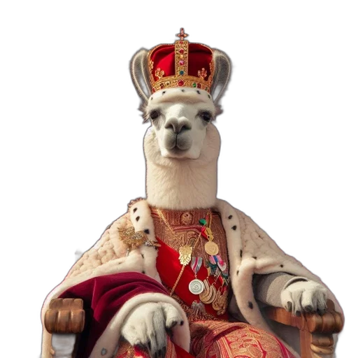 crown, animal, staff, hat, concept art, 3d render, photorealistic, fantasy art transparent PNG cut-out