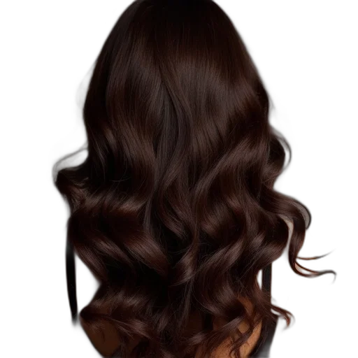 hair, crown, photorealistic, dark, earth tones, brown, curly, body transparent PNG cut-out