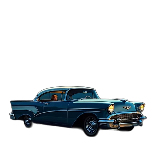 car, photorealistic, concept art, 3d render transparent PNG cut-out