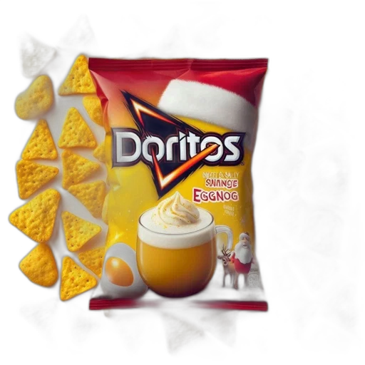 food, photorealistic, 3d render, vaporwave, image, shows, package, doritos transparent PNG cut-out