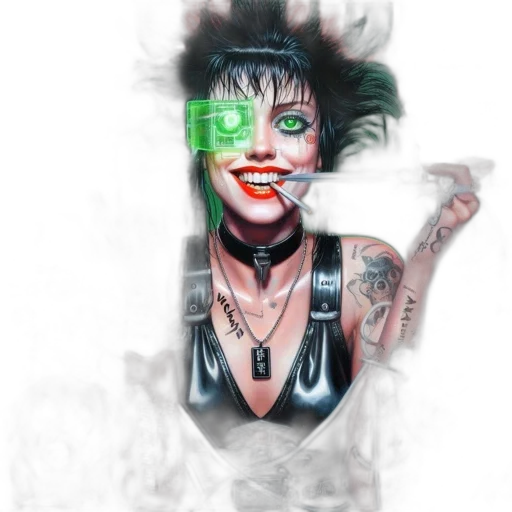 face, mask, robot, cyberpunk, comic book art, concept art, fantasy art, neon lights transparent PNG cut-out