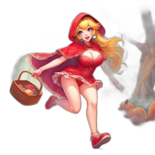 dress, concept art, fantasy art, pixel art, 3d render, fire, forest, red transparent PNG cut-out