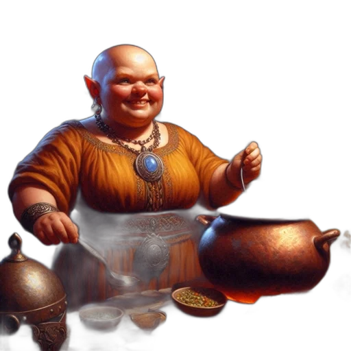 food, staff, weapon, concept art, fantasy art, photorealistic, 3d render, bald transparent PNG cut-out