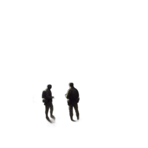 jacket, staff, umbrella, robot, 3d render, concept art, pixel art, photorealistic transparent PNG cut-out