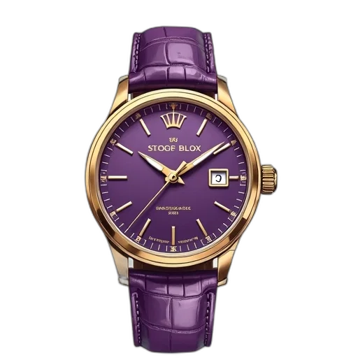 jewelry, detailed, illustration, watch, purple, gold, color, scheme transparent PNG cut-out