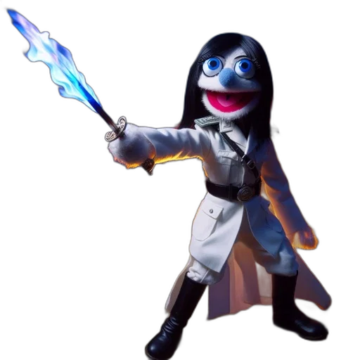 staff, robot, weapon, mask, concept art, 3d render, fantasy art, pixel art transparent PNG cut-out