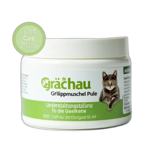 white, tub, cat, care, cream, green, label, featuring transparent PNG cut-out