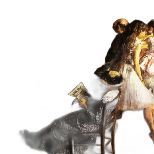 dress, concept art, 3d render, watercolor, fantasy art, painting, edgar, degas transparent PNG cut-out