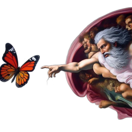 concept art, photorealistic, fantasy art, inspired, renaissance, art, celestial, composition transparent PNG cut-out