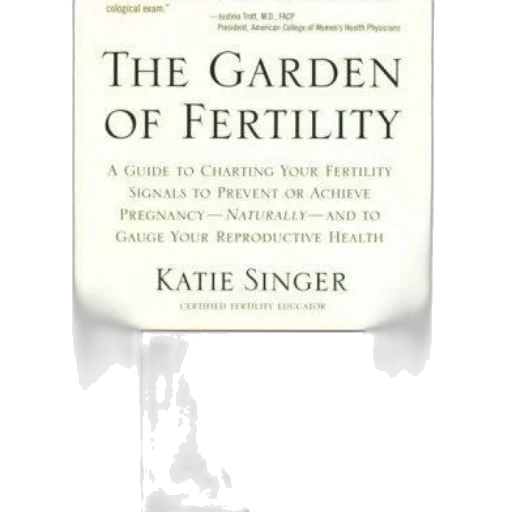 garden, fertility, book, cover, white, background, green, patterned transparent PNG cut-out