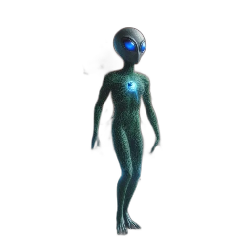 robot, creature, staff, mask, concept art, 3d render, pixel art, fantasy art transparent PNG cut-out