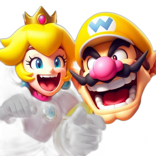 crown, mask, weapon, 3d render, concept art, pixel art, photorealistic, two transparent PNG cut-out
