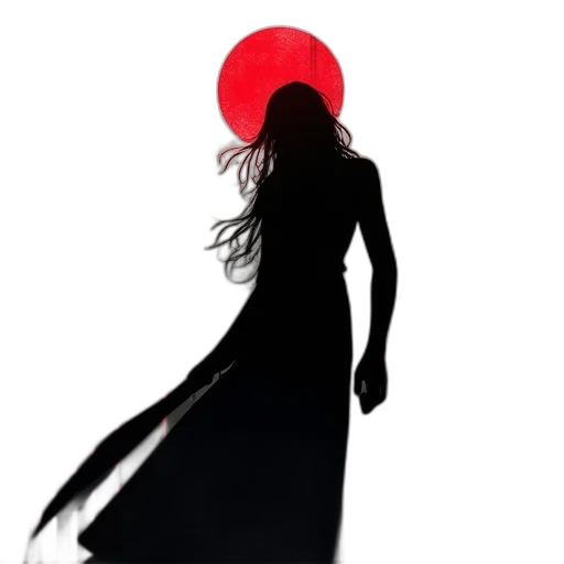 dress, staff, umbrella, mask, concept art, fantasy art, photorealistic, comic book art transparent PNG cut-out