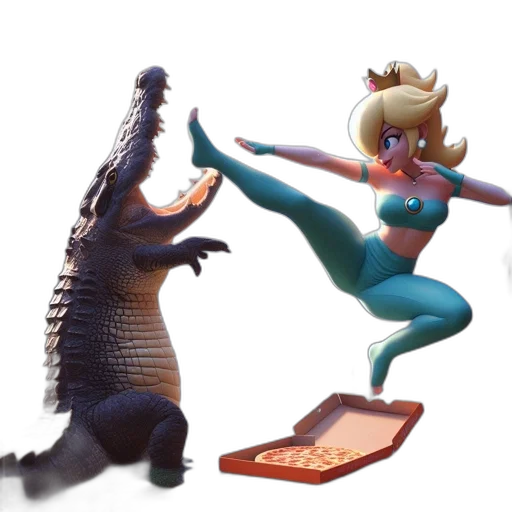 dragon, creature, concept art, 3d render, underwater, fire, animated, blonde transparent PNG cut-out
