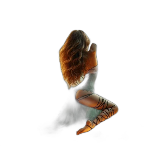 shoes, hair, dress, jewelry, 3d render, concept art, photorealistic, pixel art transparent PNG cut-out