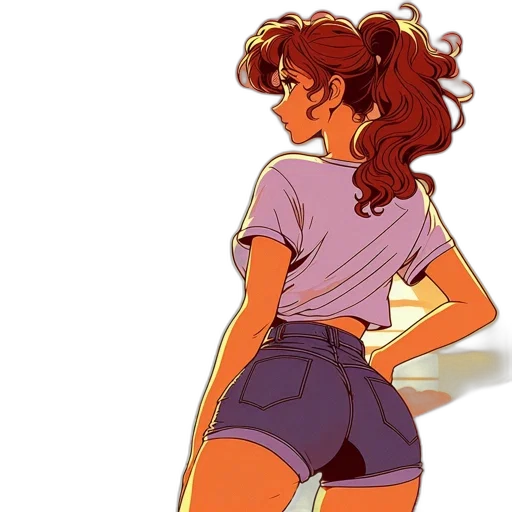 dress, jacket, vaporwave, cartoon, concept art, anime, neon lights, pastel transparent PNG cut-out