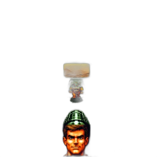 bottle, hat, staff, weapon, pixel art, 3d render, concept art, photorealistic transparent PNG cut-out