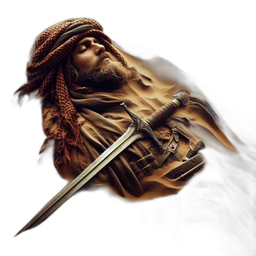 sword, weapon, staff, face, photorealistic, fantasy art, concept art, 3d render transparent PNG cut-out
