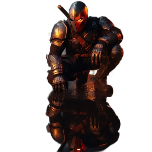 robot, weapon, sword, staff, concept art, 3d render, fantasy art, comic book art transparent PNG cut-out