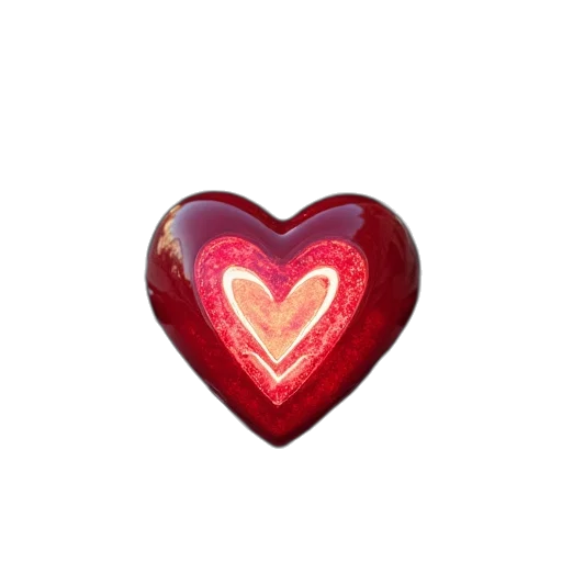 jewelry, 3d render, photorealistic, red, heart, motorcycle, bumper, sticker transparent PNG cut-out