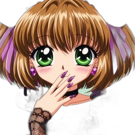 staff, face, hair, jewelry, anime, cartoon, fantasy art, pixel art transparent PNG cut-out
