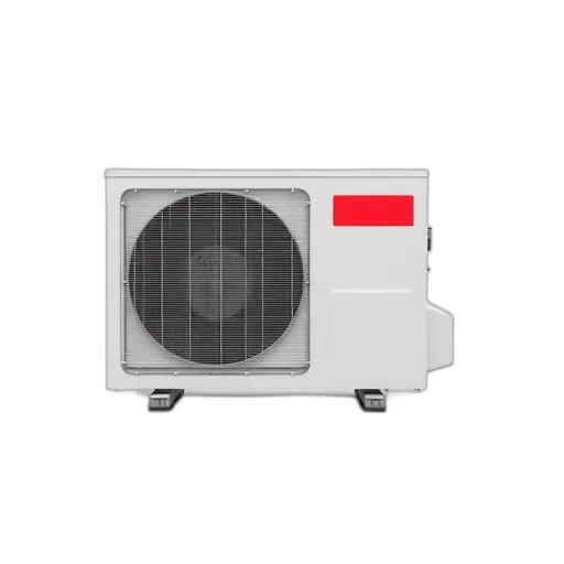 robot, mask, 3d render, white, air, conditioner, red, sticker transparent PNG cut-out